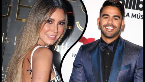En la imagen aparecen Elizabeth Gutiérrez y Carlos Adyan, conductor de "En Casa con Telemundo".