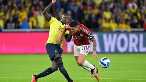 Ecuador sufrió ante la invicta Colombia, pero logró rescatar un punto en casa