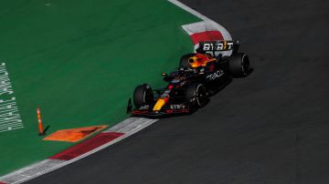 El neerlandés Max Verstappen de Red Bull Racing en el Gran Premio de México.