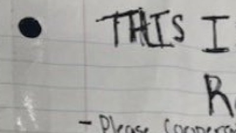 Nota con amenaza en CVS