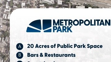 Maqueta del Metropolitan Park en Queens, NYC.