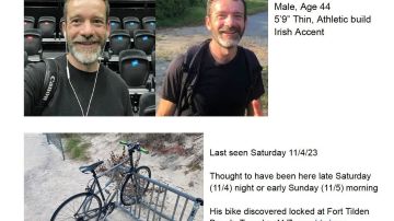 Ross McDonnell y su bicicleta.