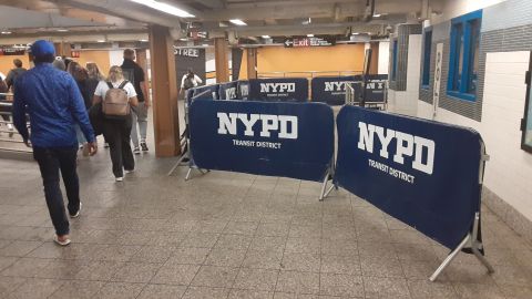 Comisaría NYPD en estación del Metro.