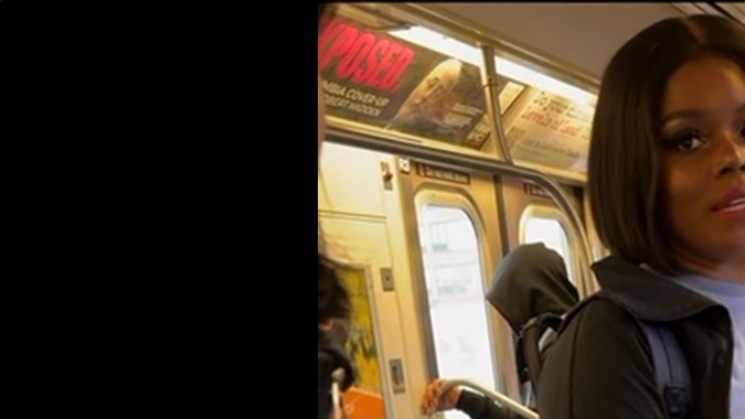 Sospechosa de atacar a embarazada en tren 7 en Queens.