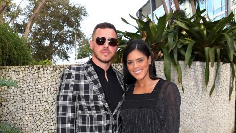 La presentadora Francisca junto a su esposo Francesco Zampogna.