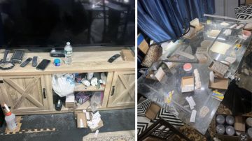 Las unidades antidrogas allanaron la vivienda, donde se encontraron cientos de miles de sobres glassine que contenían fentanilo.