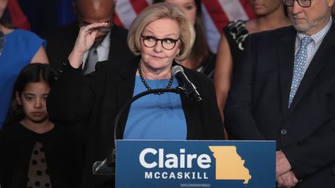 La exsenadora demócrata por Misuri, Claire McCaskill.