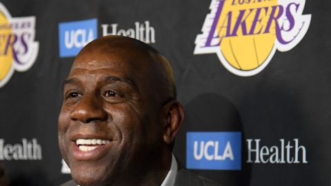 Magic Johnson, exjugador de la NBA.