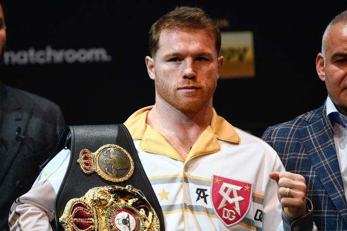 Canelo Álvarez, boxeador mexicano.