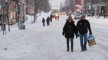 La ciudad de Buffalo, en Nueva York, es una de las regiones afectadas por la tormenta de nieve.