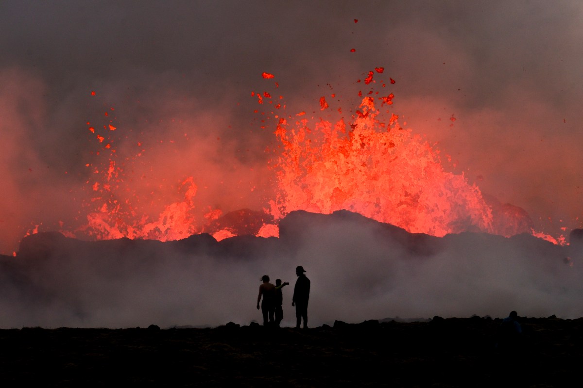 Preocupación en Islandia por una catástrofe. (Photo by KRISTINN MAGNUSSON/AFP | Getty Images)