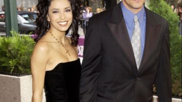 Eva Longoria y Tyler Christopher en 2002.