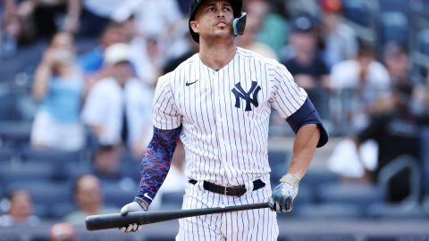 Giancarlo Stanton, jugador de los New York Yankees.