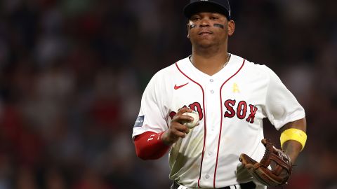 Rafael Devers, jugador dominicano de los Boston Red Sox.