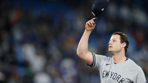 Gerrit Cole, lanzador de los New York Yankkes, finalista al premio de Cy Young en la Liga Americana