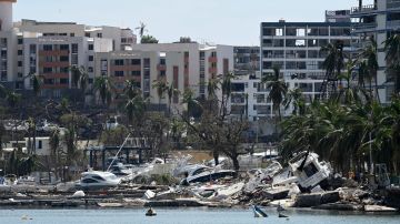Imagen de la destrucción de Acapulco por el paso del huracán Otis.