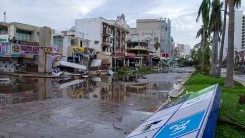 Aftermath of Hurricane Otis In Acapulco