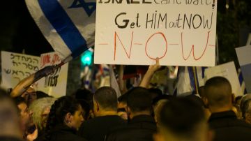 Un sector de la población pide la dimisión del primer ministro israelí, Benjamín Netanyahu.