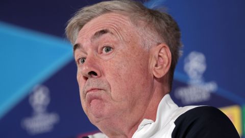 Carlo Ancelotti posterior al encuentro entre Real Madrid y Sporting Braga.