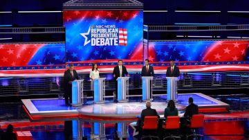 Los aspirantes republicanos a la presidencia debatieron en Miami.
