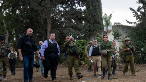 Chris Christie durante su visita a Israel.