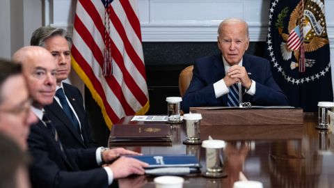 El presidente Biden en la Casa Blanca este martes.