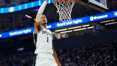 Victor Wembanyama, jugador de los San Antonio Spurs.