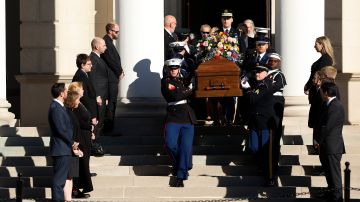 Este fue el segundo evento público en honor a la memoria de la exprimera dama, que concluye con su funeral privado este miércoles por la mañana en Plains.