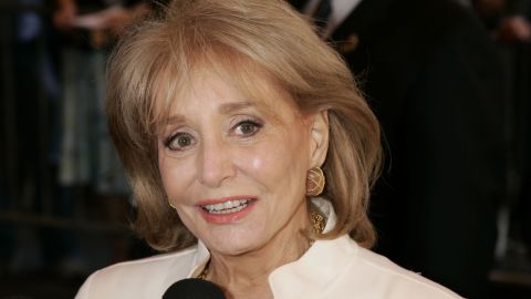 La periodista Barbara Walters murió el 30 de diciembre de 2022.