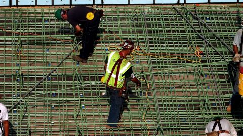 La industria de la construcción tiene un déficit de mano de obra.