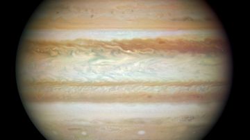 Imagen de Júpiter con el Telescopio Espacial Hubble.