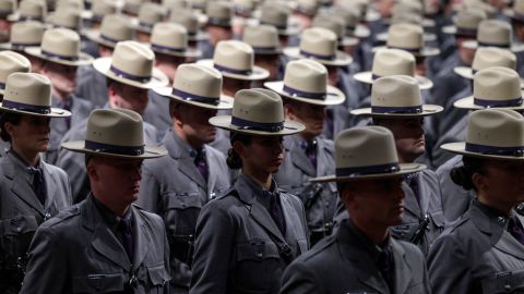 Efectivos de la Policía estatal de Nueva York.