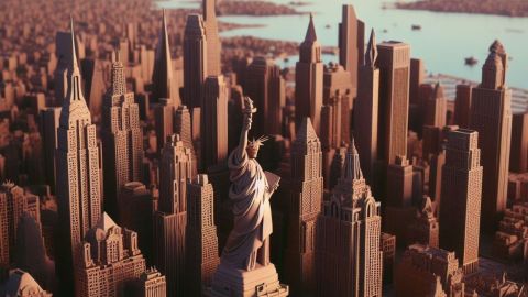 Nueva York hecha de inflables una imagen de la IA (1)