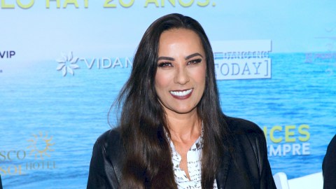 Consuelo Duval participando en un evento de cine.
