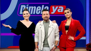 Karina Banda, Jorge Bernal y Clarissa Molina presentan "Dímelo Ya".