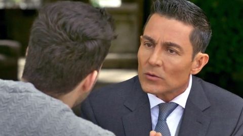 Fernando Colunga actuando en El Maleficio.