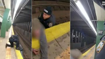 Imágenes del angustioso rescate de NYPD en el Metro.