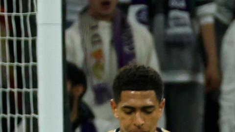 Rodrygo y Brahim Díaz celebran uno de los dos goles del Real Madrid.