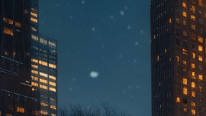 ¿Cómo luciría Nueva York en un "mundo navideño?