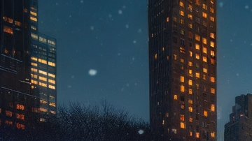 ¿Cómo luciría Nueva York en un "mundo navideño?