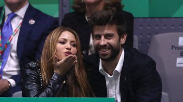 Shakira y Gerard Piqué disfrutando de un evento.
