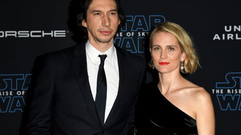 Adam Driver y su esposa Joanne Tucker