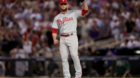 Craig Kimbrel durante la Serie de Campeonato de la Liga Nacional ante Arizona Diamondbacks.