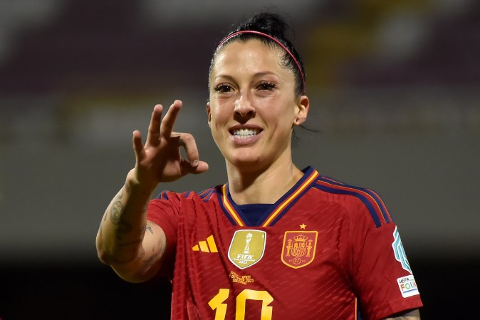 Jennifer Hermoso, jugadora de la selección española.