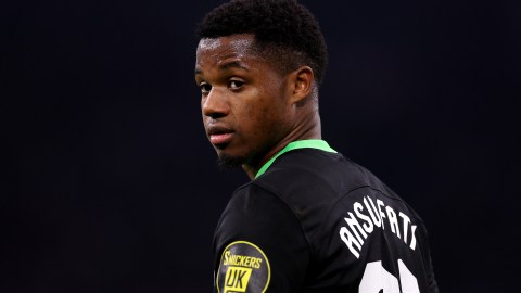 Ansu Fati en un partido de Europa League.