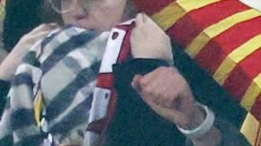 Hinchas del RC Lens.