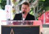 Macaulay Culkin hablando durante el evento de revelación de su estrella.