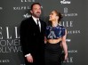 Jennifer López y Ben Affleck en un evento de la revista Elle.