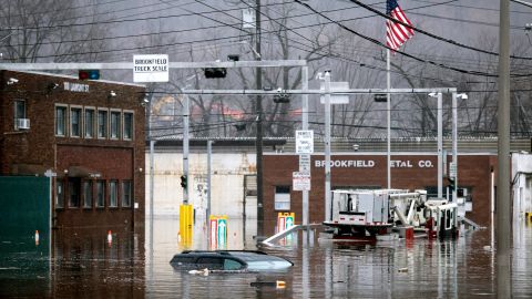 Large Storm Moves Up East Coast Causing Widespread Flooding