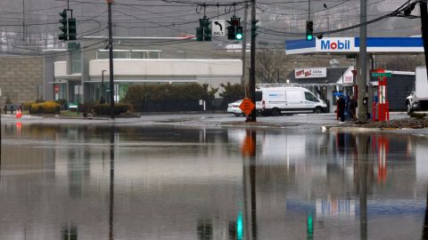 Large Storm Moves Up East Coast Causing Widespread Flooding